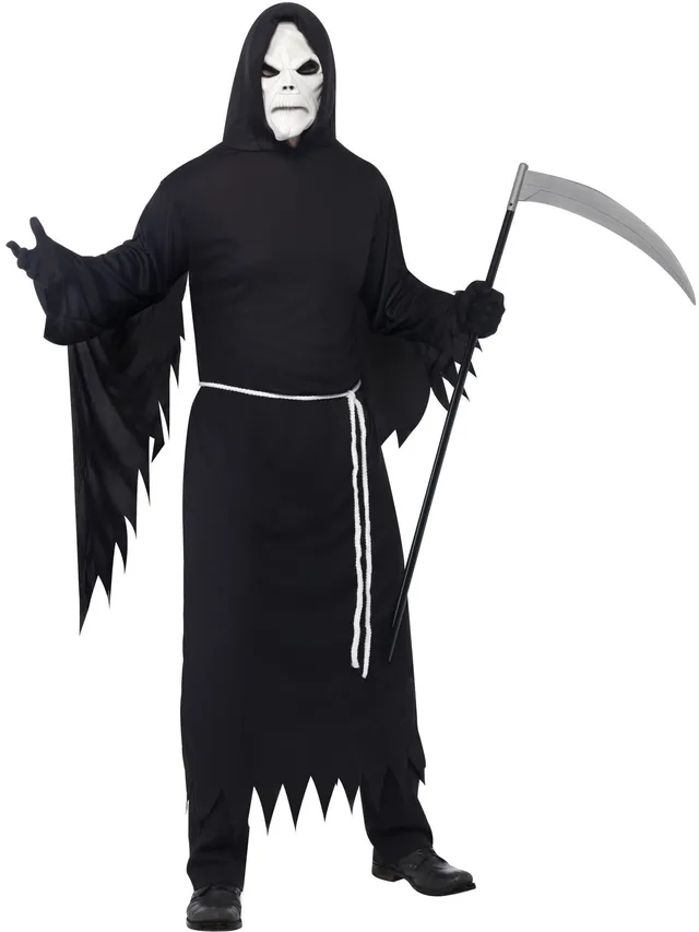 smiffys-fever-grim-reaper-kost-m-herren-mit-maske image 1
