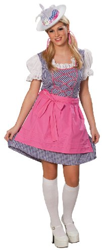 rubie-s-deluxe-dirndl-kost-m-gr-42-mit-sch-rze image 1