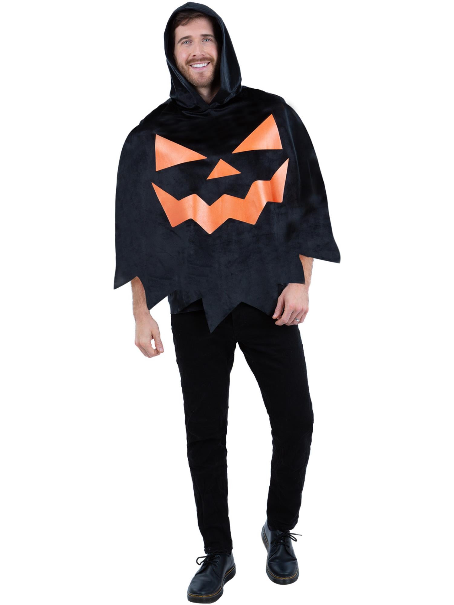 smiffys-fever-k-rbis-poncho-kost-m-schwarz-einheitsgr-e image 1