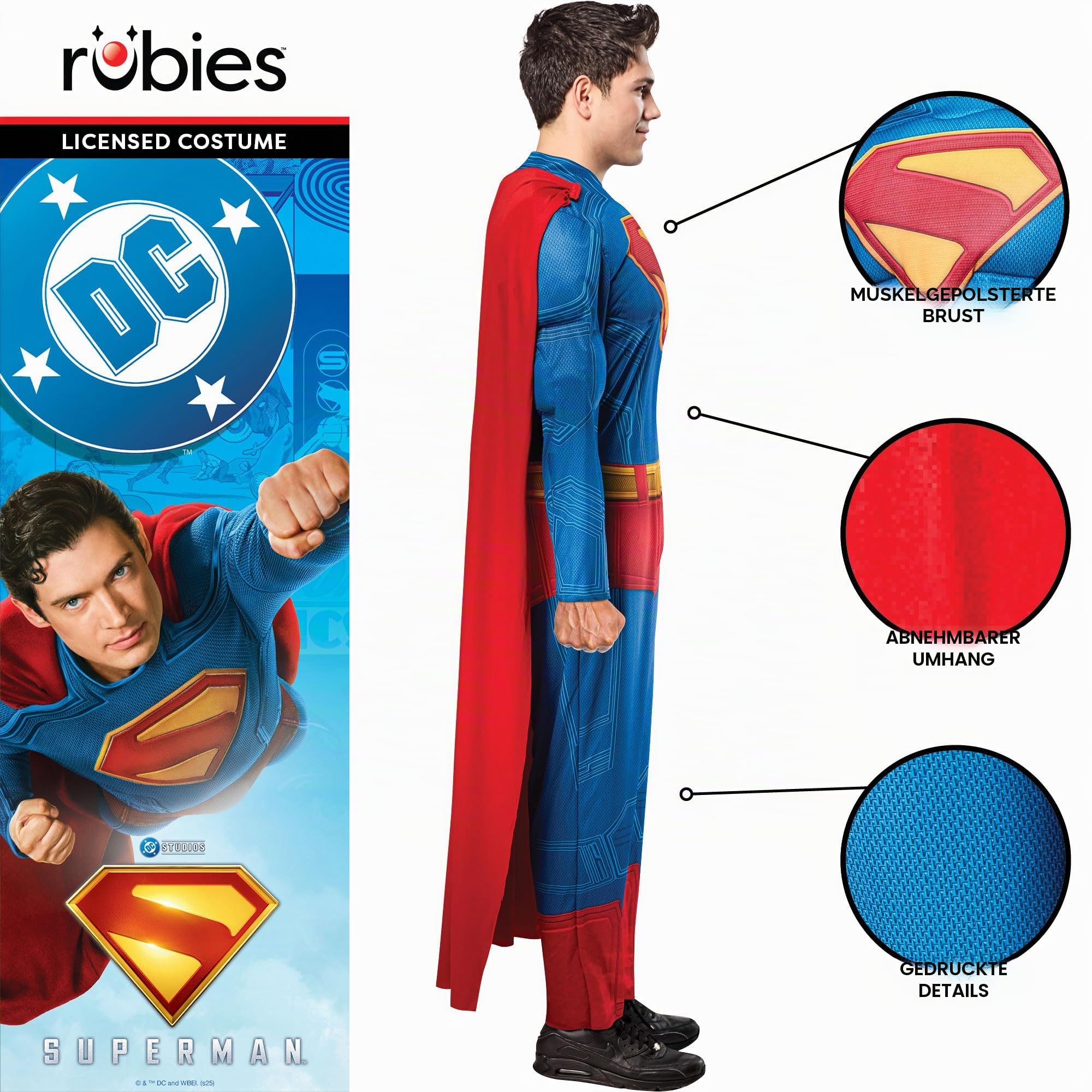 rubie-s-deluxe-superman-kost-m-erwachsene-m-superheld image 3