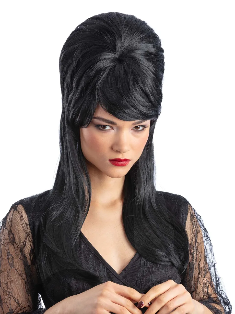 smiffys-fever-gothic-mistress-beehive-per-cke-schwarz-lang image 1