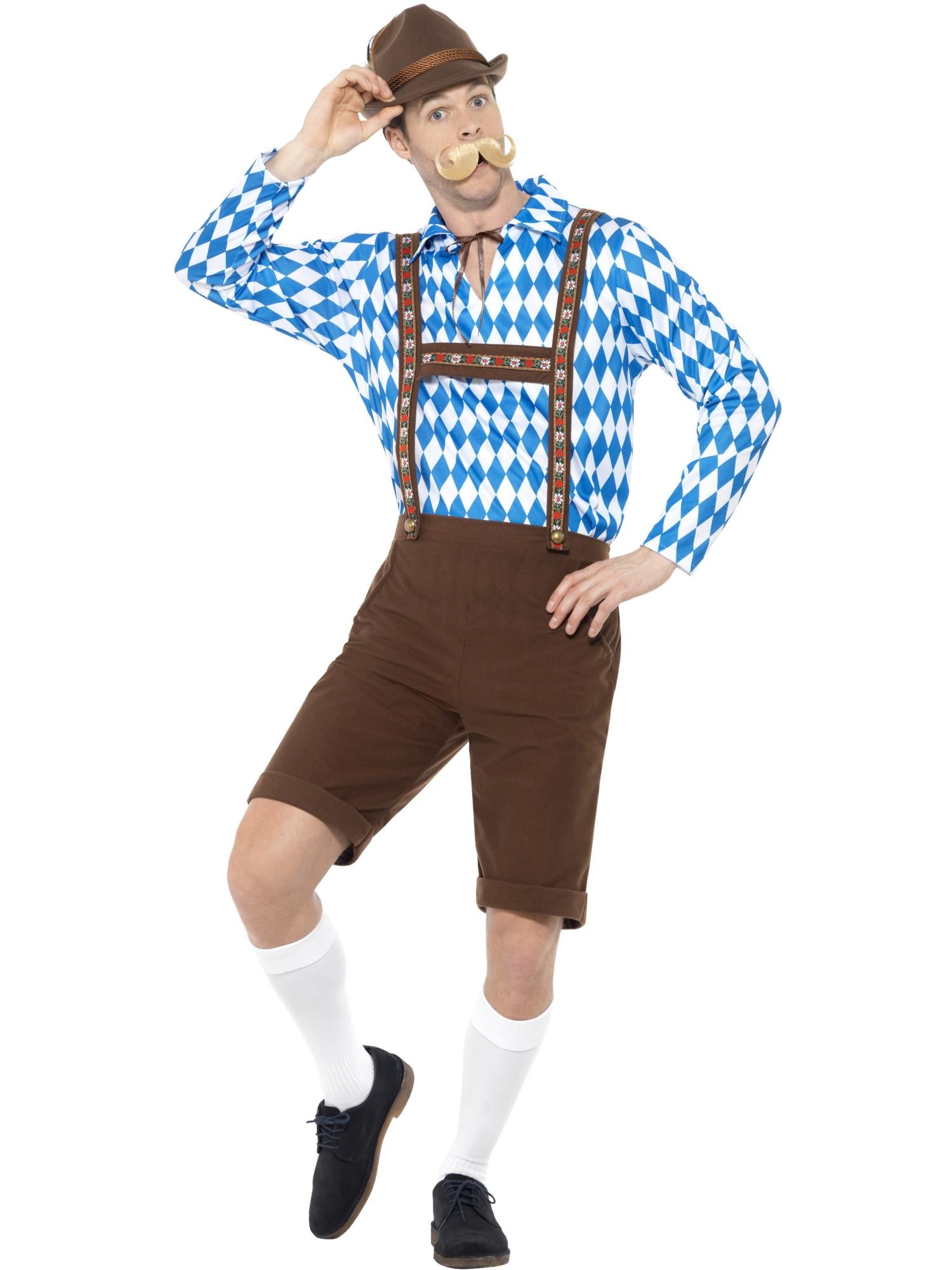 smiffys-fever-bavarian-beer-man-lederhosen-kost-m-herren-l image 1