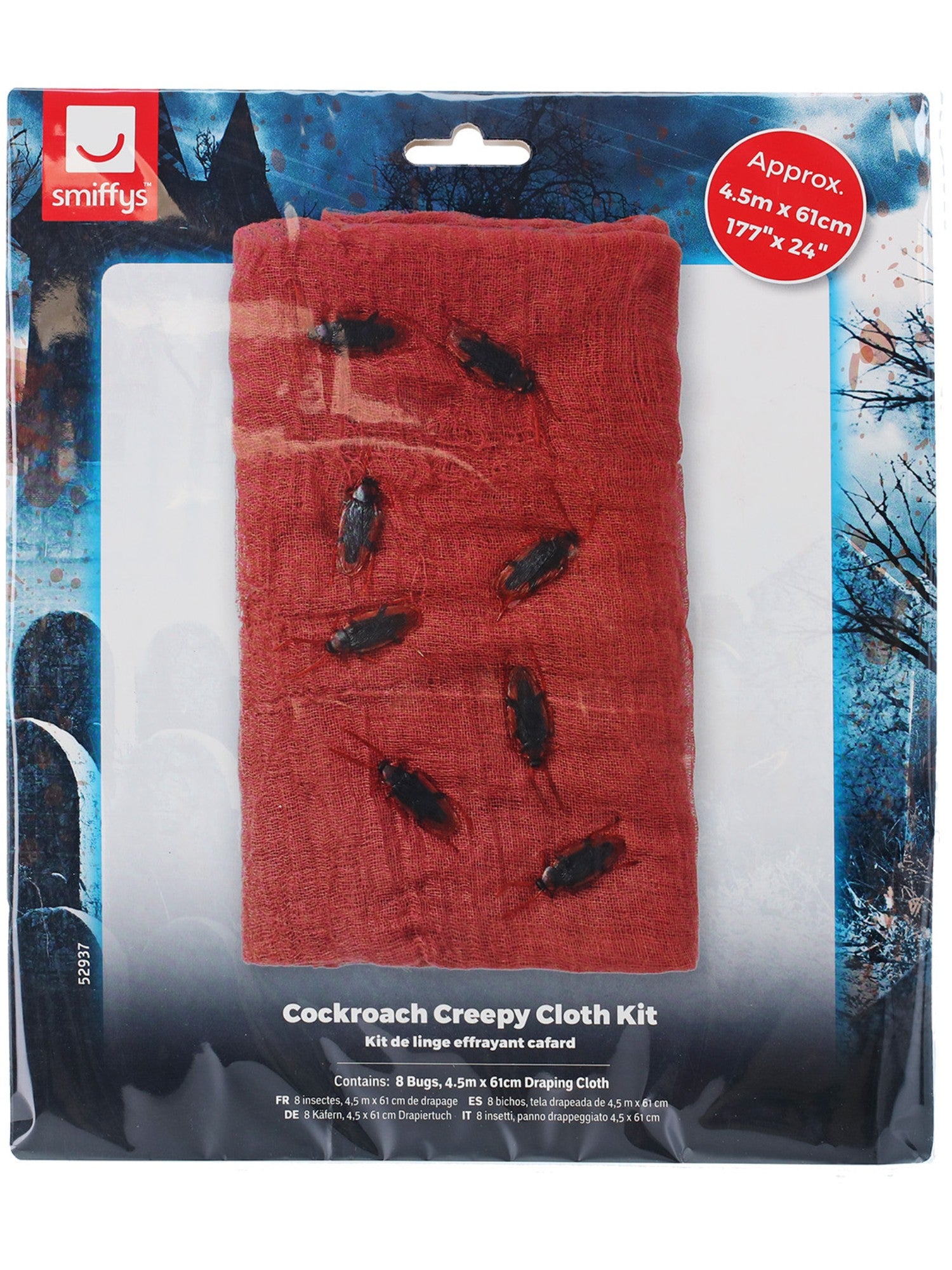 smiffys-fever-cockroach-creepy-cloth-kit-deko-rot image 2
