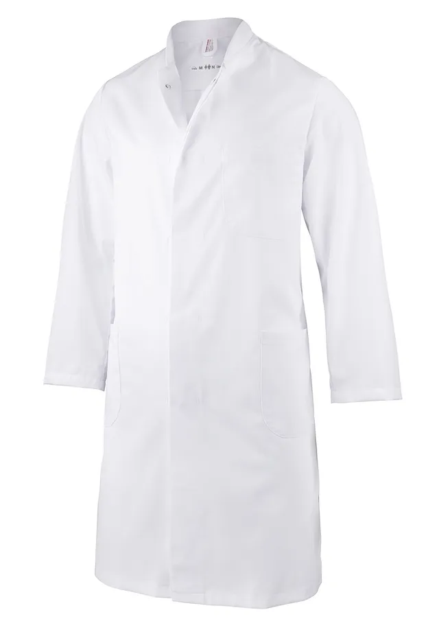 clinotest-personal-laborkittel-wei-arztjacke-langarm image 1