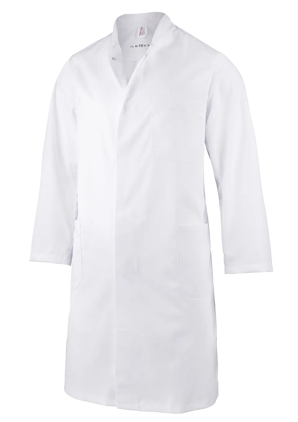 clinotest-personal-laborkittel-wei-arztjacke-langarm image 1
