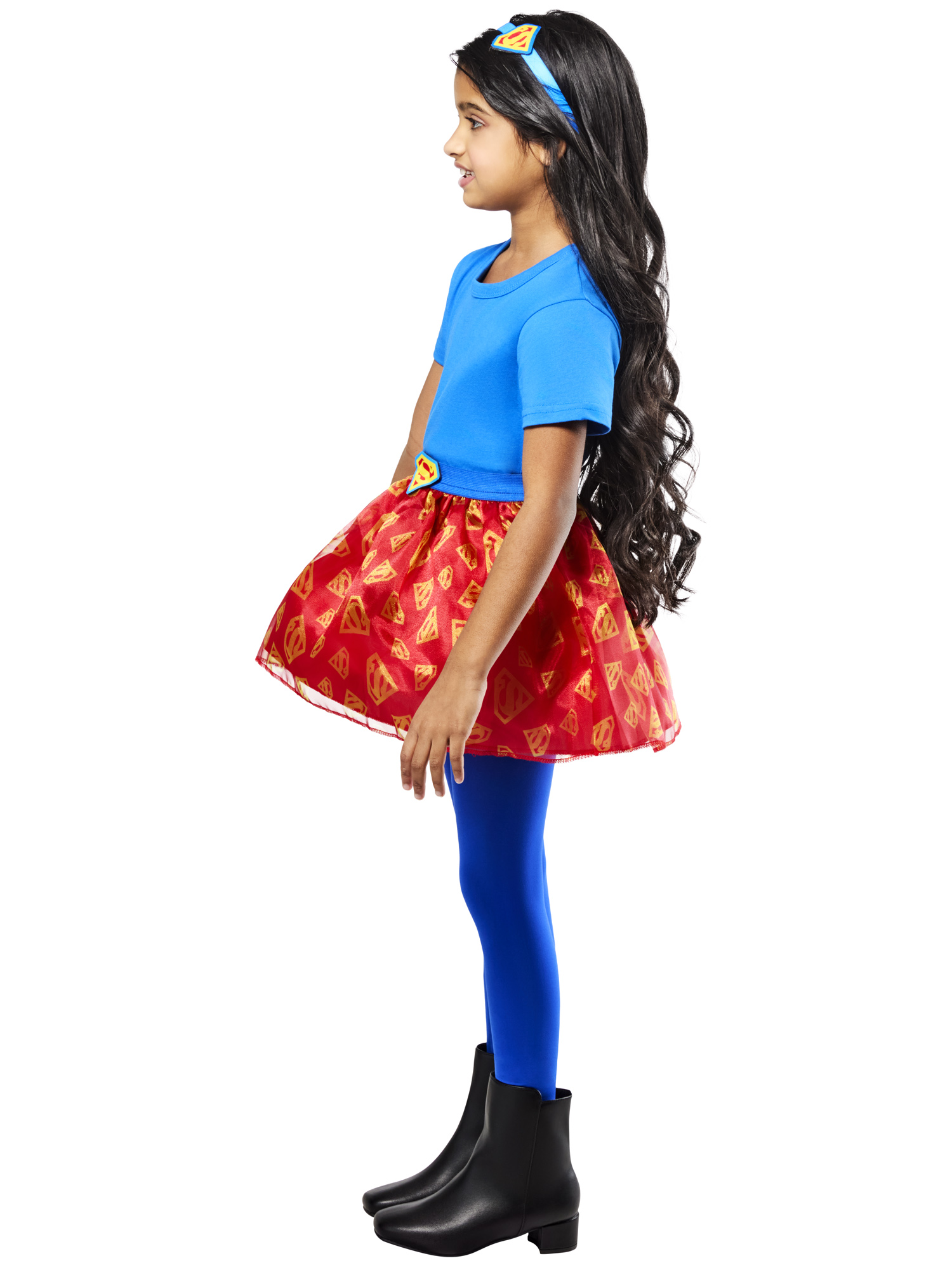 rubies-supergirl-tutu-set-rock-haarreif-5-8-jahre-glitzer image 3