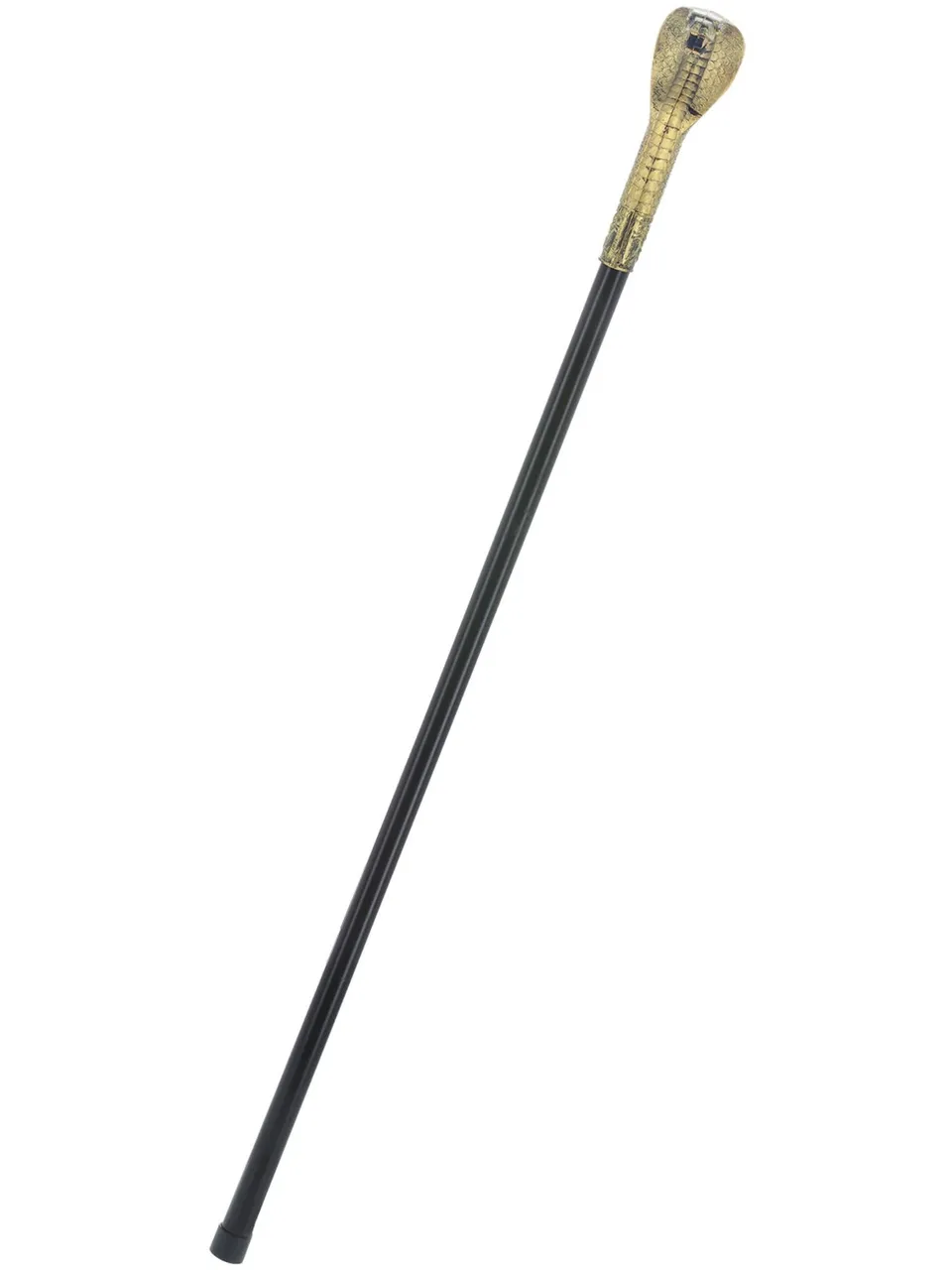 smiffys-fever-voodoo-stock-schwarz-gold-mit-schlange image 1