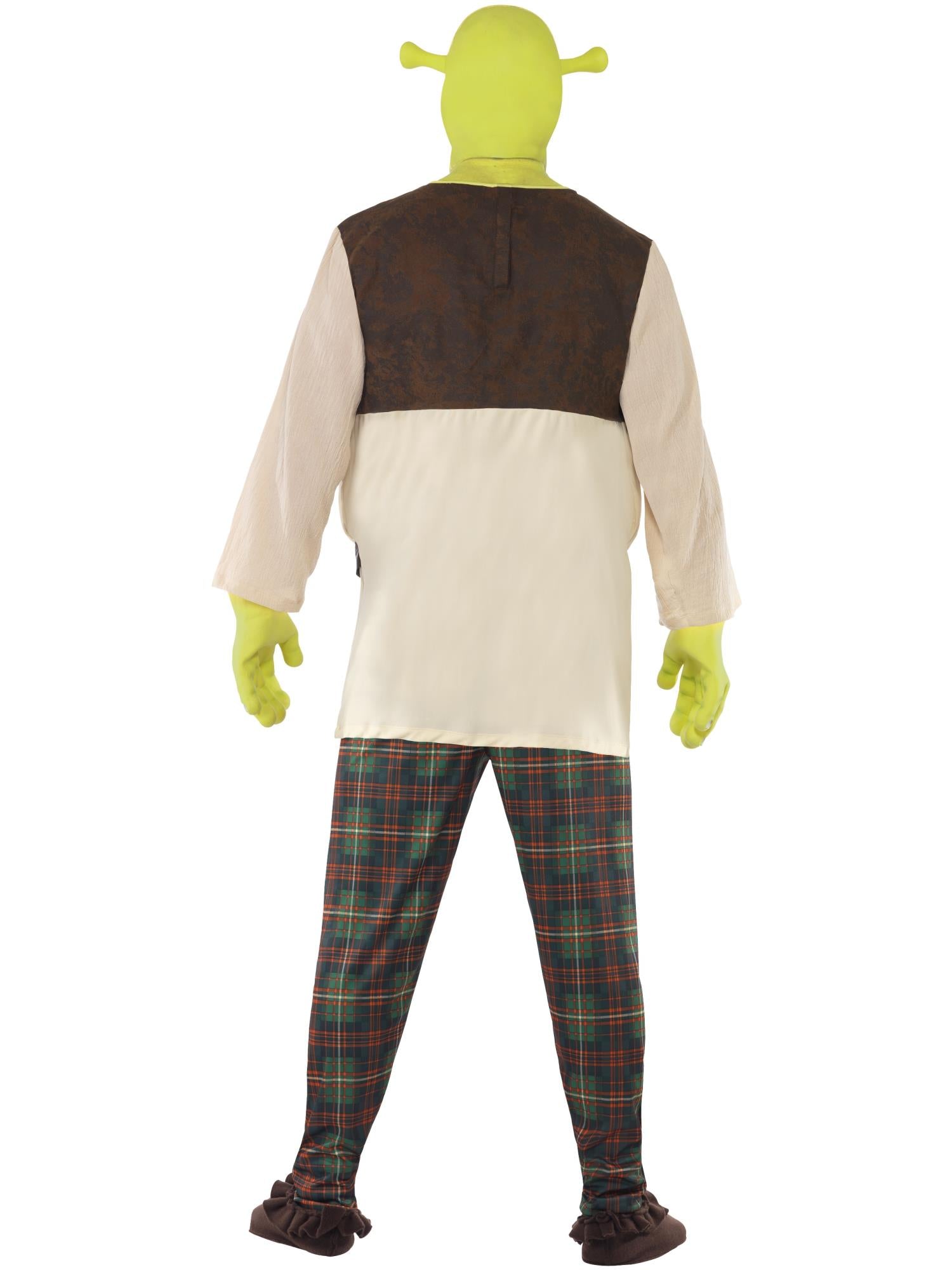 smiffys-fever-shrek-kost-m-herren-gr-n-m-l-maske image 2