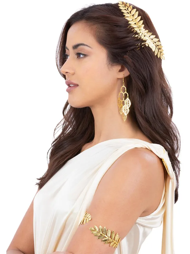 smiffys-fever-grecian-gold-schmuckset-gold-3-teilig image 1