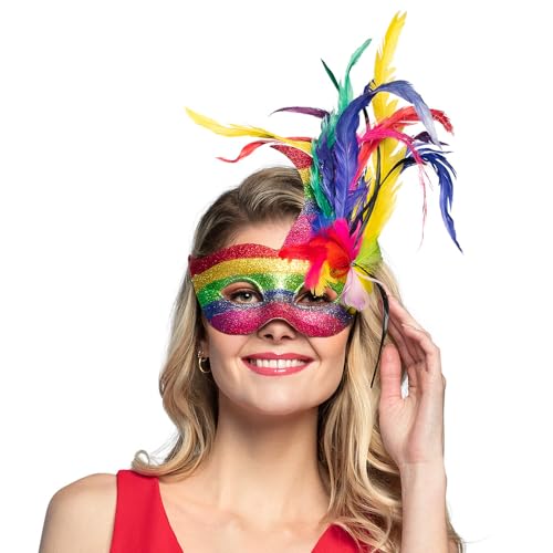 boland-masks-venezianische-augenmaske-regenbogen-maskenball image 7