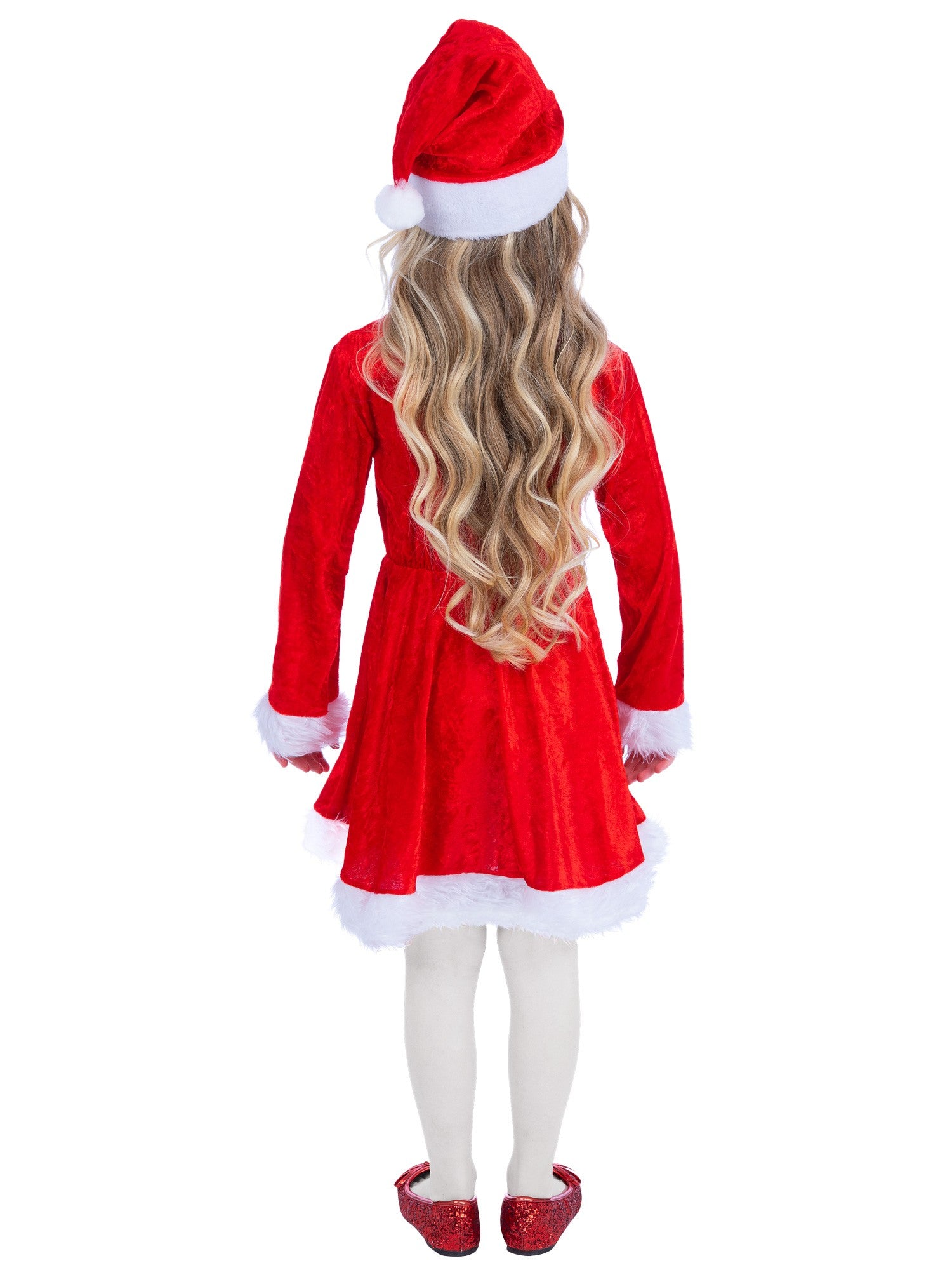 smiffys-fever-mini-miss-santa-kost-m-m-dchen-s-4-6-j image 2