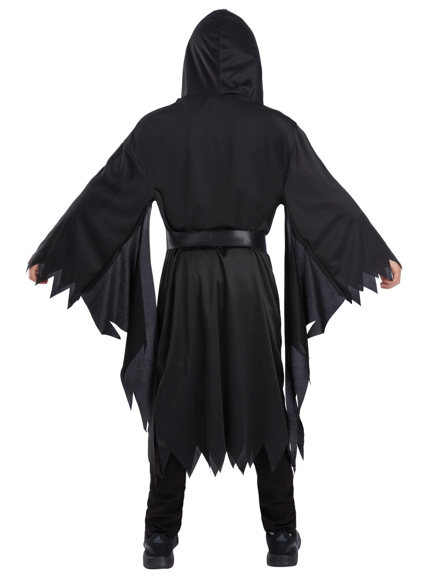 smiffys-fever-screamer-ghost-robe-geisterkost-m-schwarz-mit-g-rtel image 2