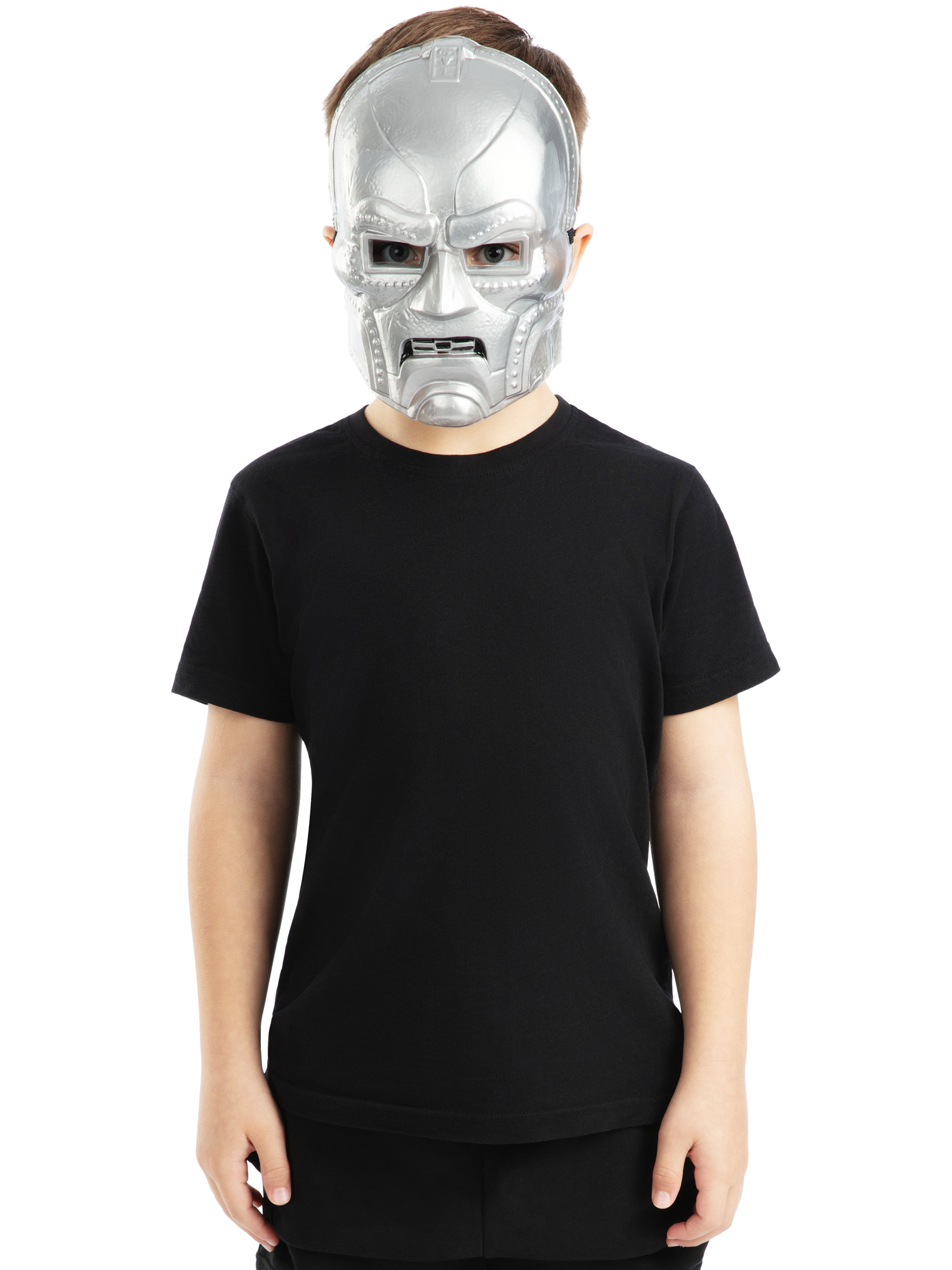 rubies-dr-doom-kindermaske-marvel-maske-gr-n-silber image 3