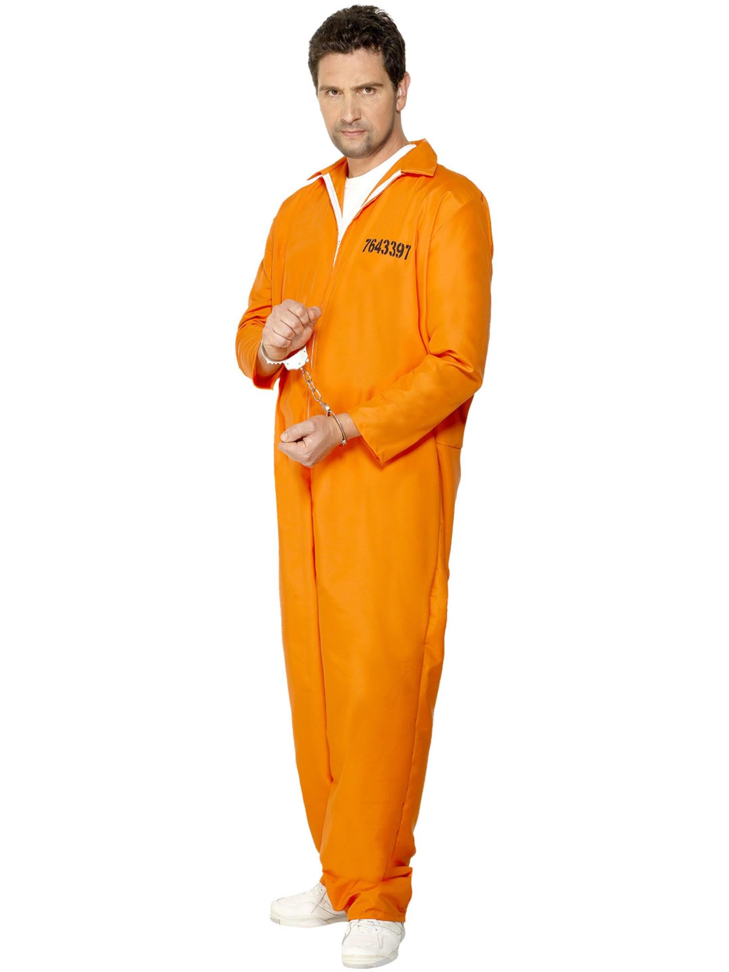smiffys-fever-str-flingskost-m-overall-orange-herren-halloween image 3