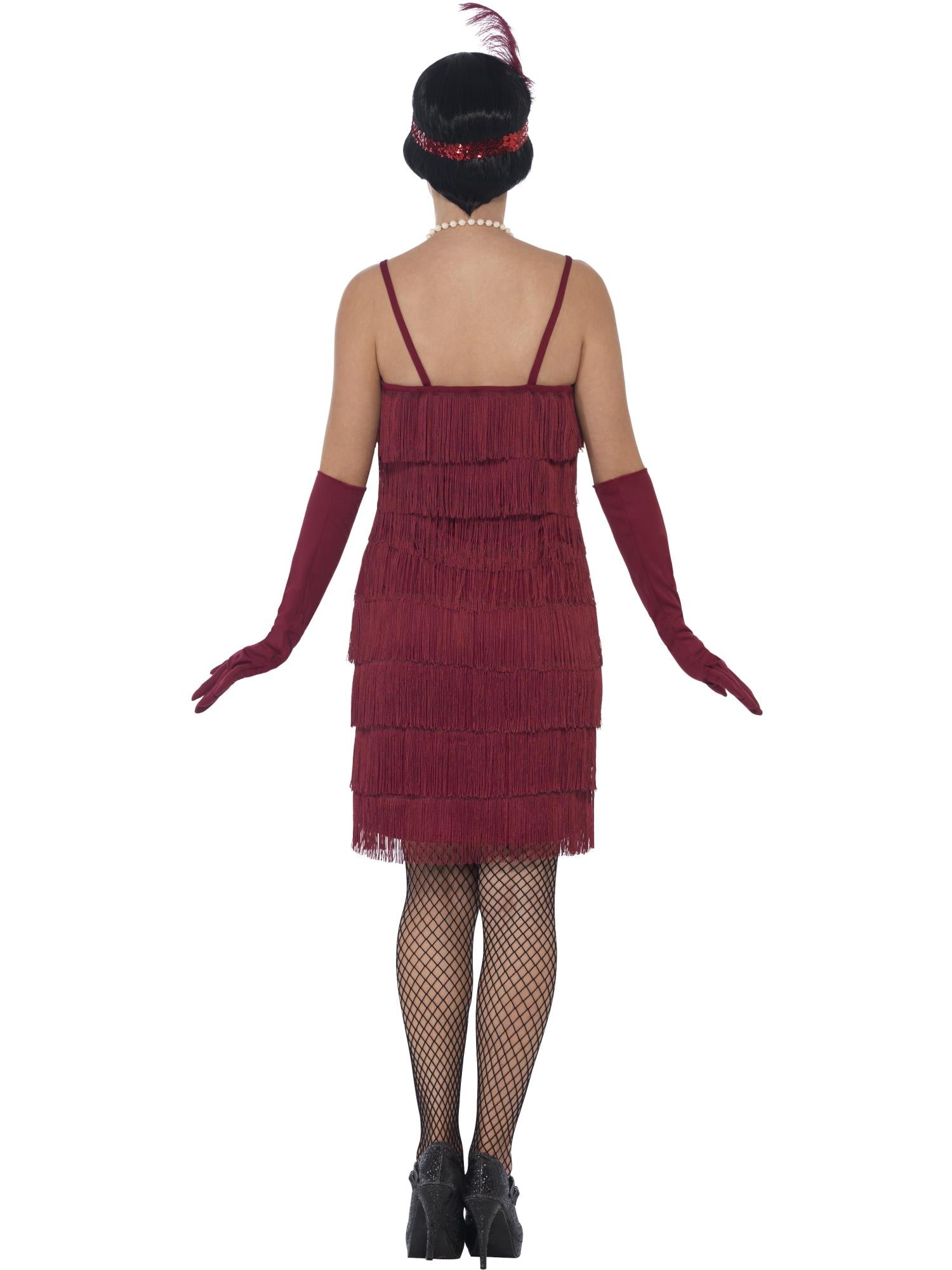 smiffys-fever-flapper-kost-m-bordeaux-s-20er image 2