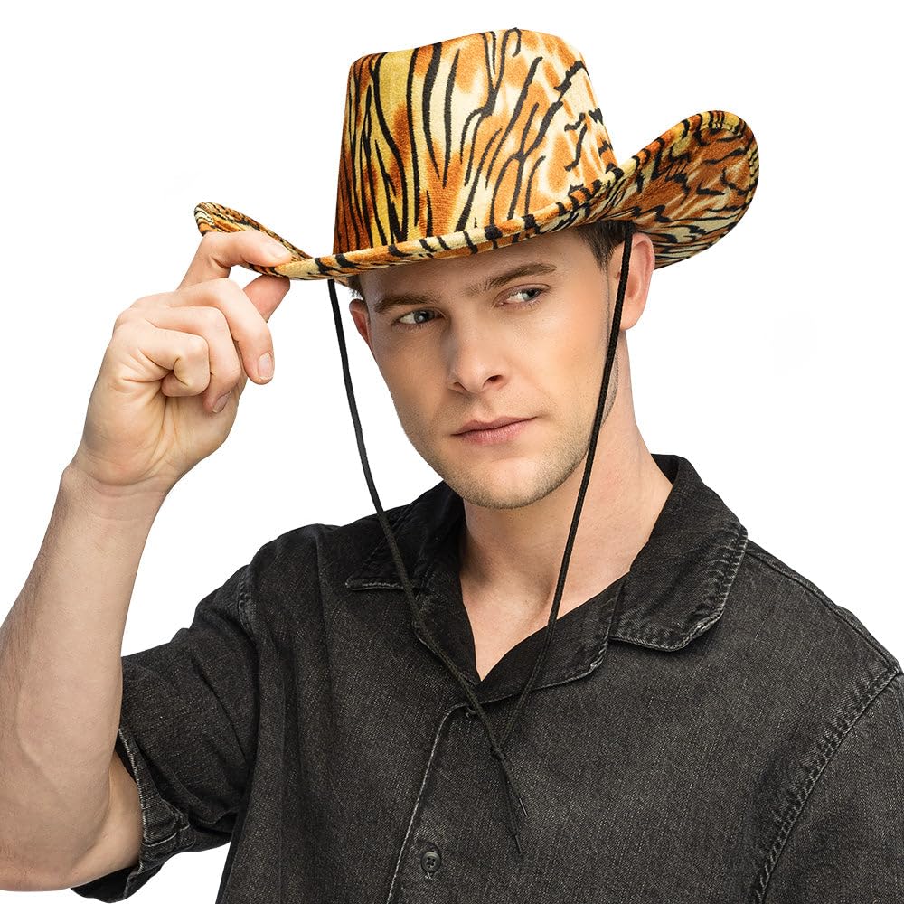 boland-headwear-cowboyhut-wild-tiger-hut-59-cm-animal-print image 1