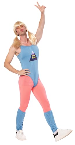rubie-s-deluxe-gym-man-kost-m-erwachsene-jumpsuit-lustig image 7