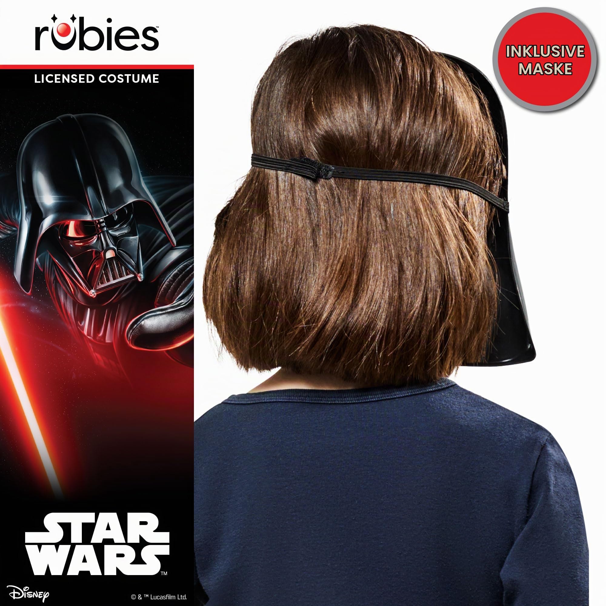 rubie-s-deluxe-darth-vader-maske-kinder-schwarz-star-wars image 2