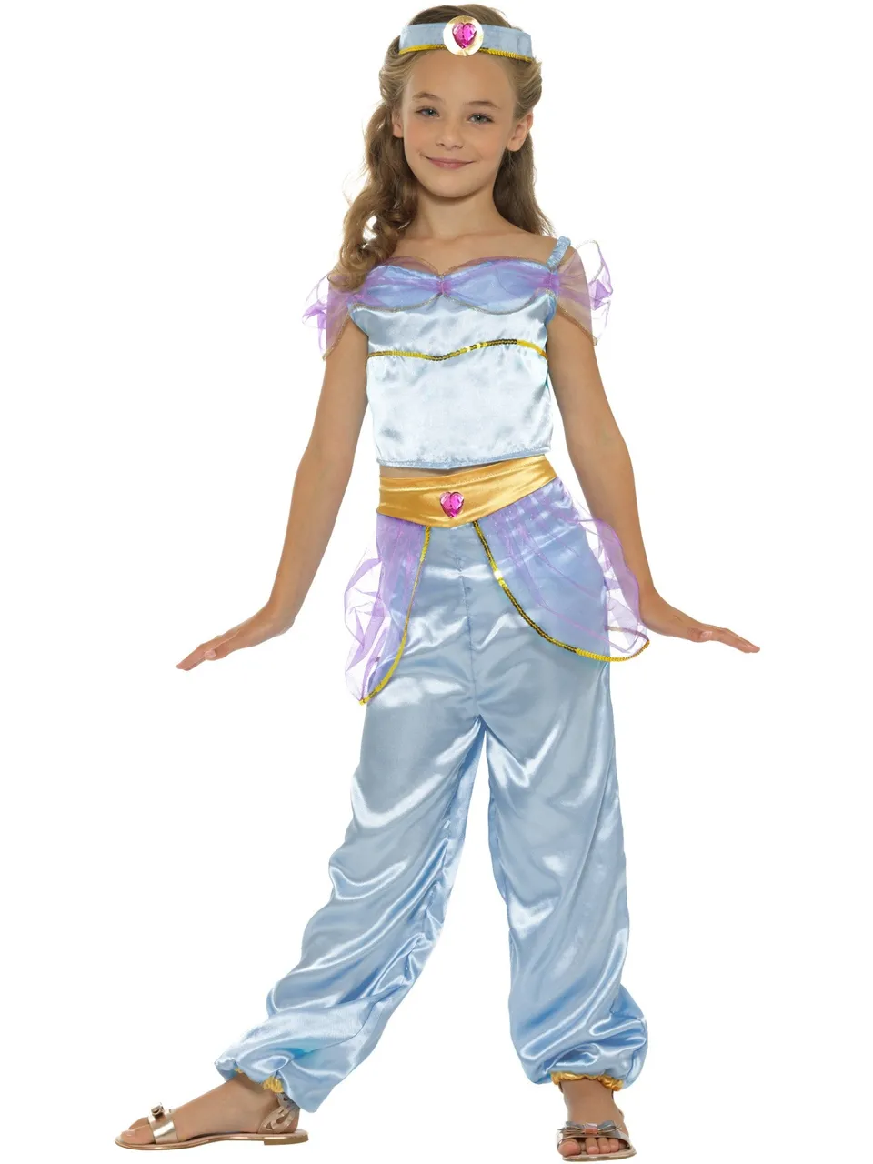 smiffys-fever-arabian-princess-kost-m-blau-4-6 image 1