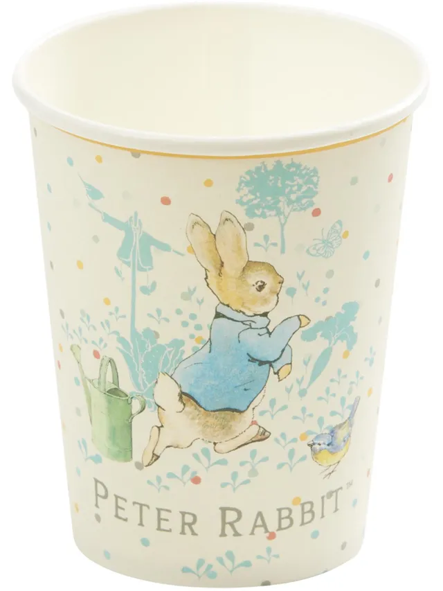 smiffys-fever-peter-rabbit-party-becher-8er-266ml image 1