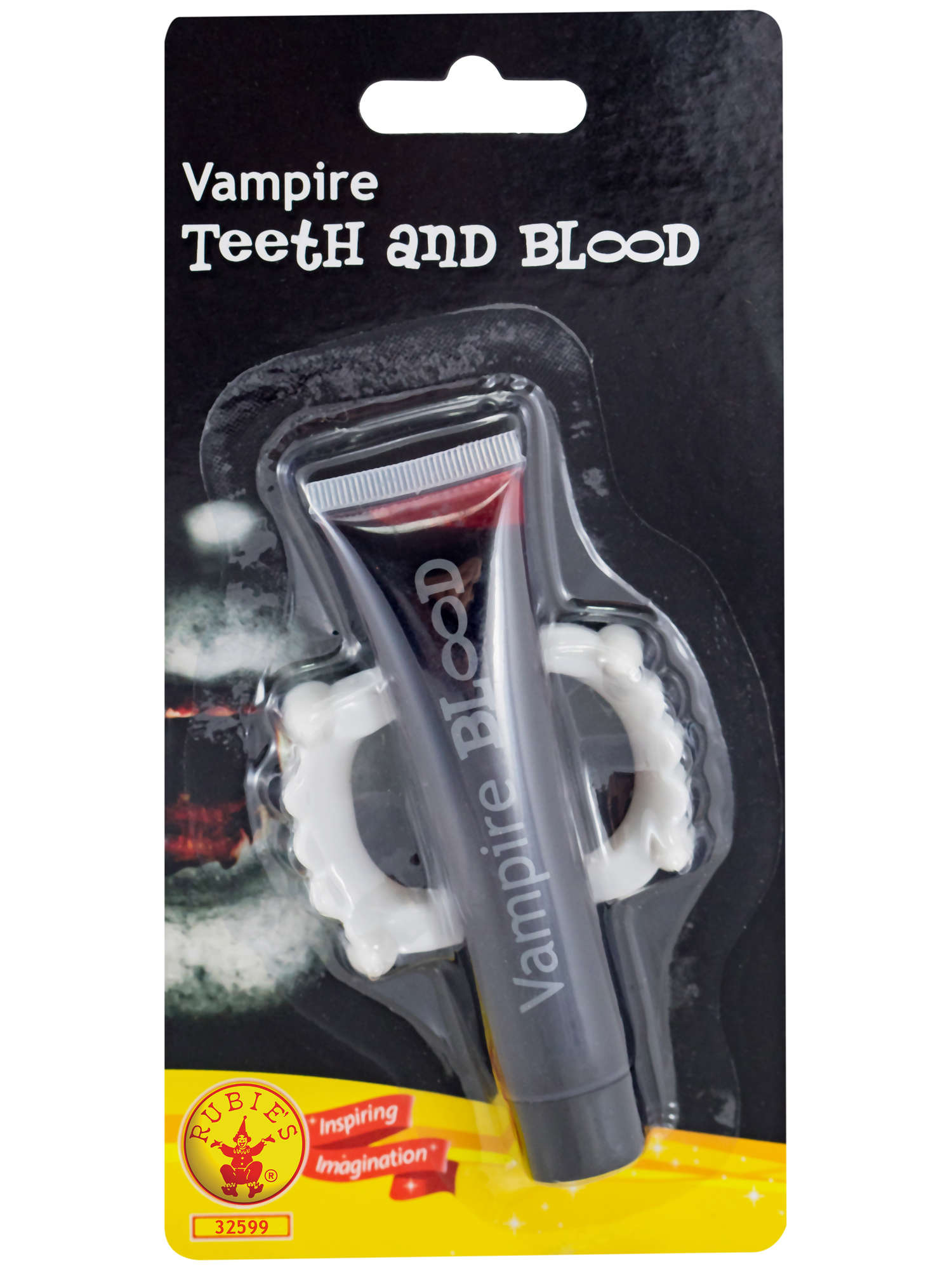 rubies-vampir-set-kunstblut-tube-gebiss-halloween-schminke image 2