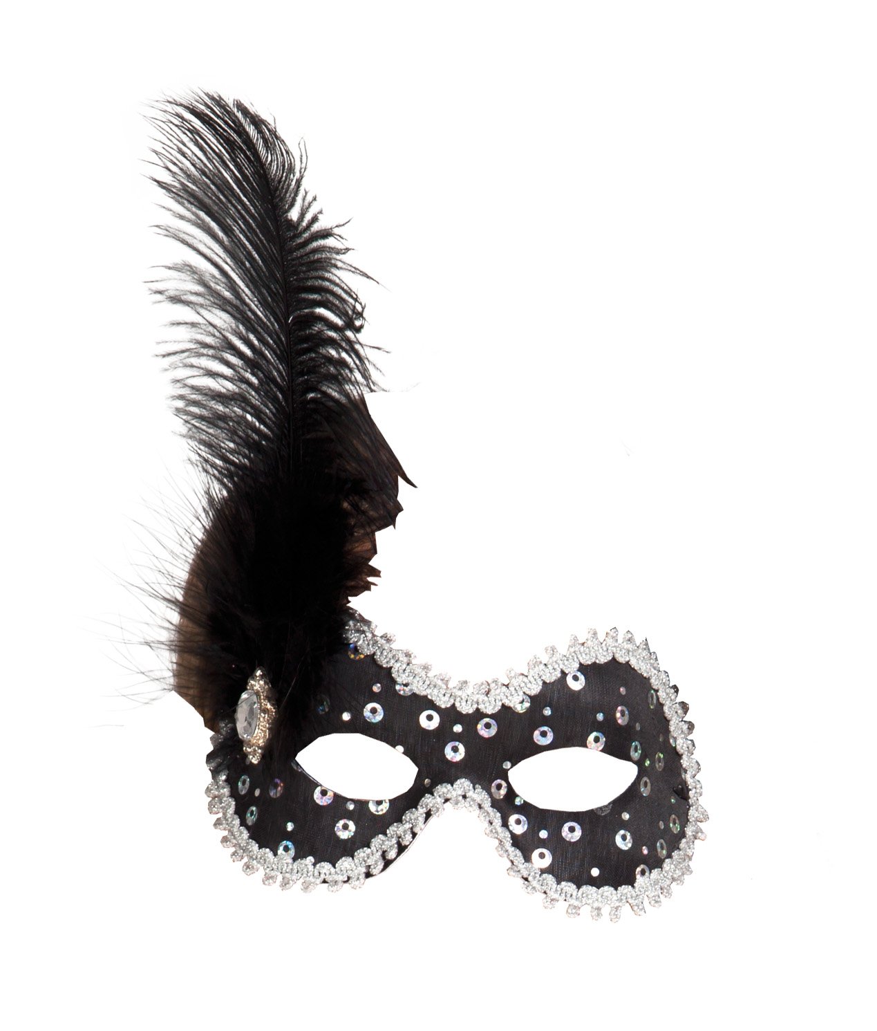 boland-masks-augenmaske-venice-lustrino-schwarz-00294 image 1