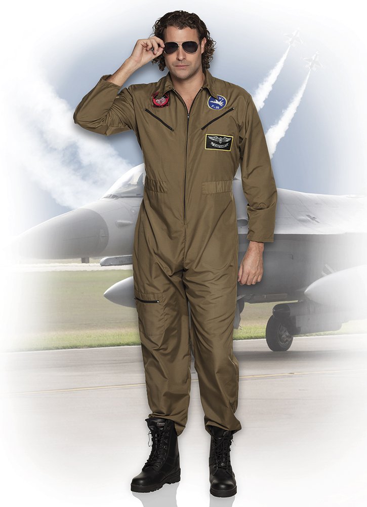 boland-costumes-jet-pilot-overall-herren-58-60-mit-rei-verschluss image 3