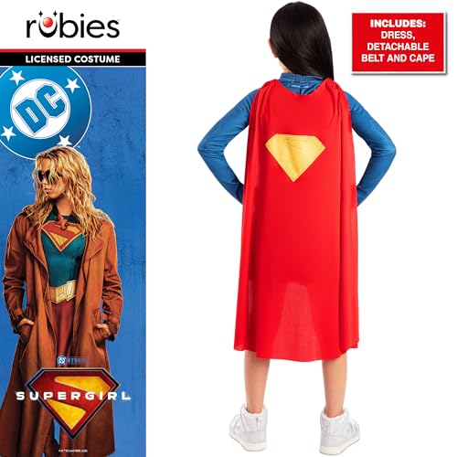 rubie-s-deluxe-supergirl-kost-m-kinder-5-6-jahre-kleid image 8