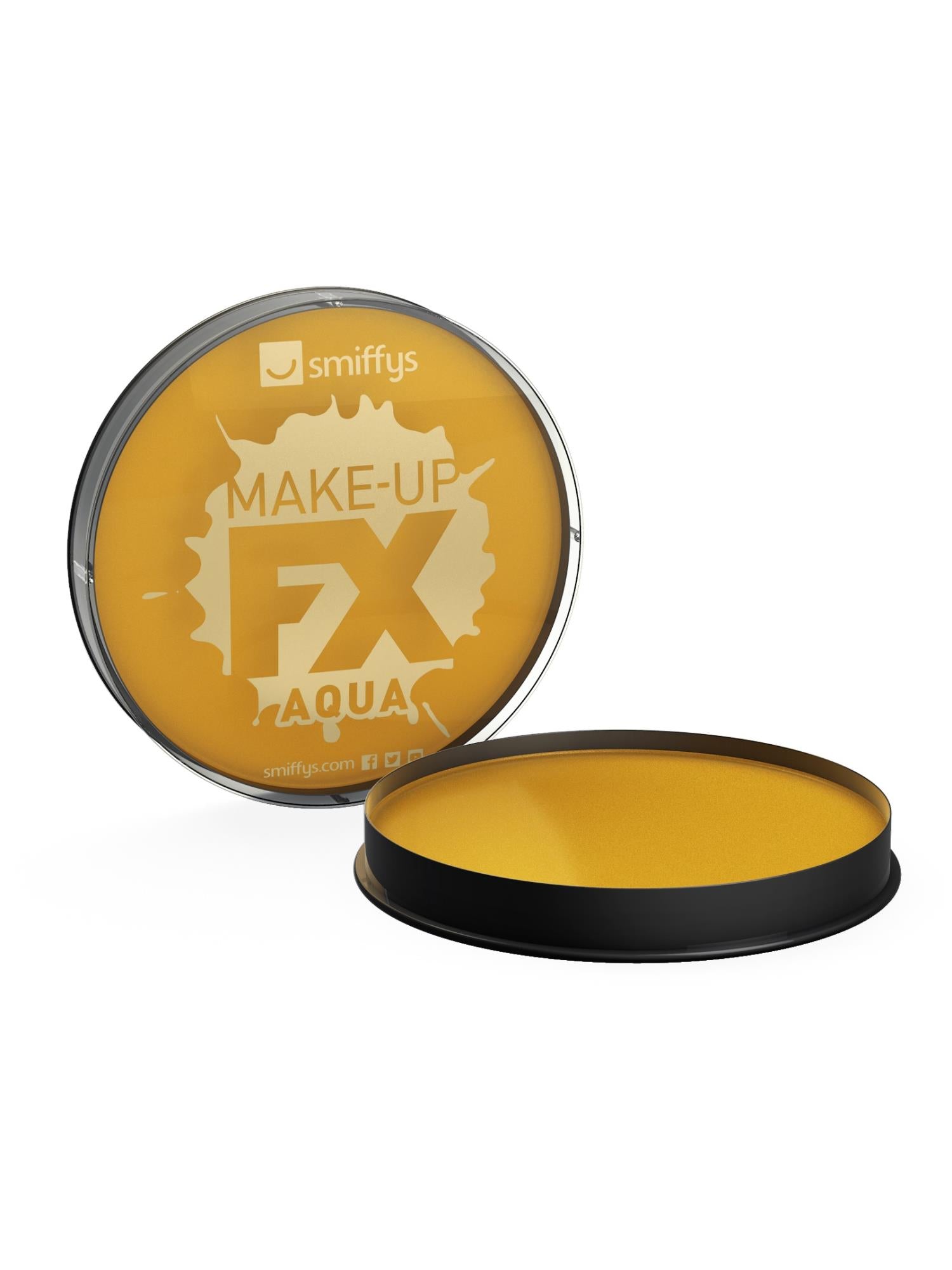 smiffys-make-up-fx-aqua-schminke-metallic-gold-dose image 2