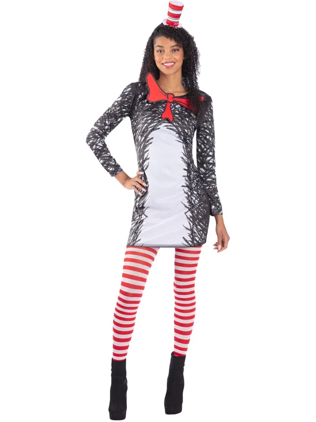 smiffys-fever-cat-in-the-hat-kost-m-damen-l-lizenziert image 1