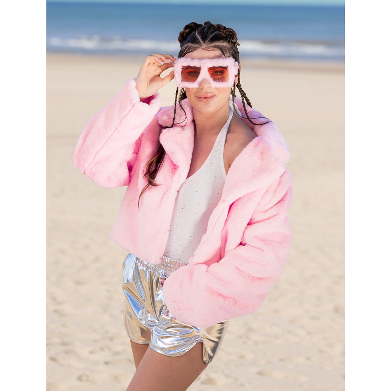 boland-accessories-fluffy-rave-jacke-damen-m-l-flauschig-kurz image 5