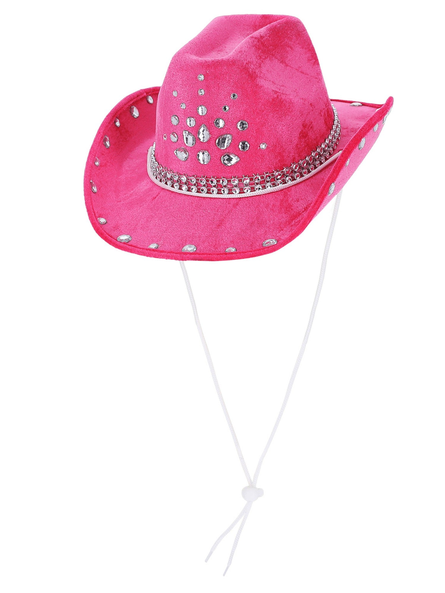smiffys-fever-cowboyhut-pink-mit-strass-cowgirl-hut image 2