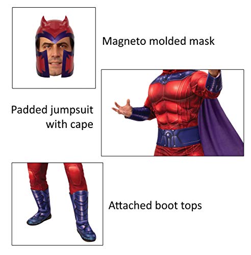 rubie-s-deluxe-marvel-magneto-kost-m-herren-mit-maske-und-umhang image 6