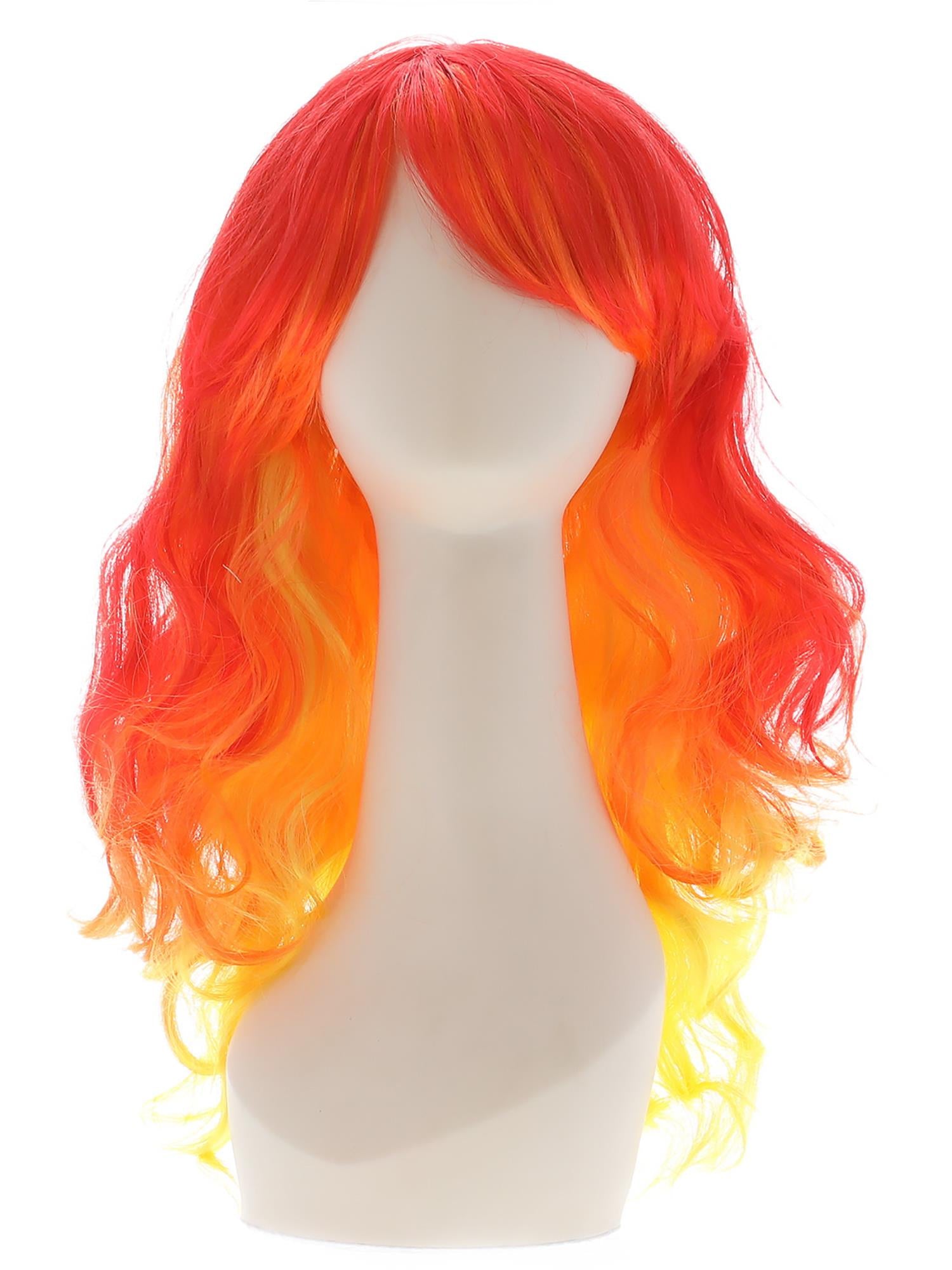 smiffys-fever-ombre-devil-flame-per-cke-rot-orange-lang image 3