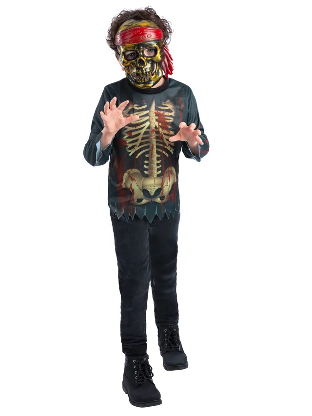 rubies-zombie-pirat-kinderkost-m-set-top-mit-maske image 1