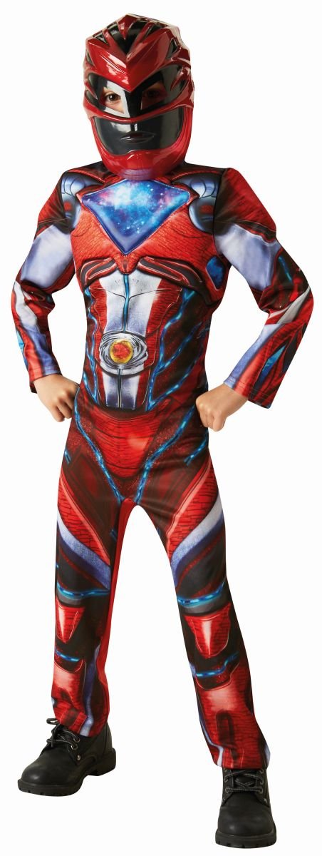 rubie-s-deluxe-red-power-rangers-2017-kinderkost-m-l-7-8-jahre image 5