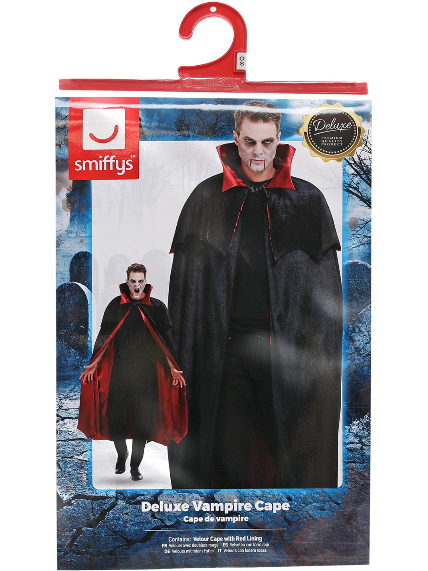 smiffys-fever-vampirumhang-deluxe-schwarz-rot image 6