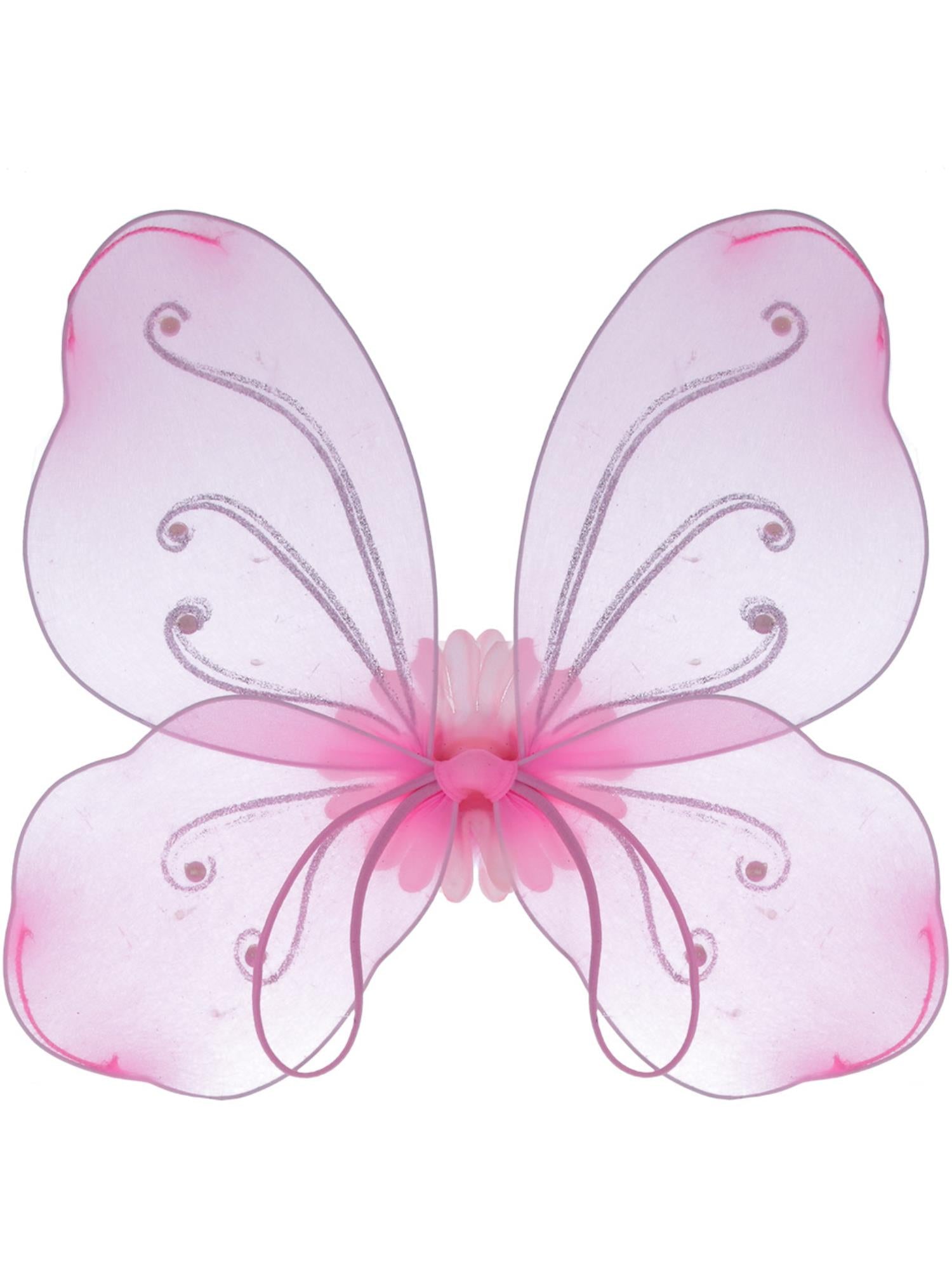 smiffys-fever-schmetterling-fl-gel-stab-rosa-kinder image 3