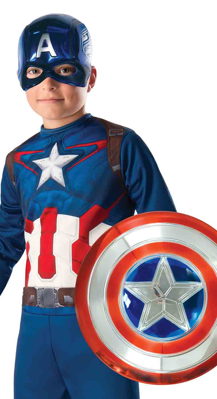 rubies-captain-america-schild-30-cm-plastik-metallic image 3