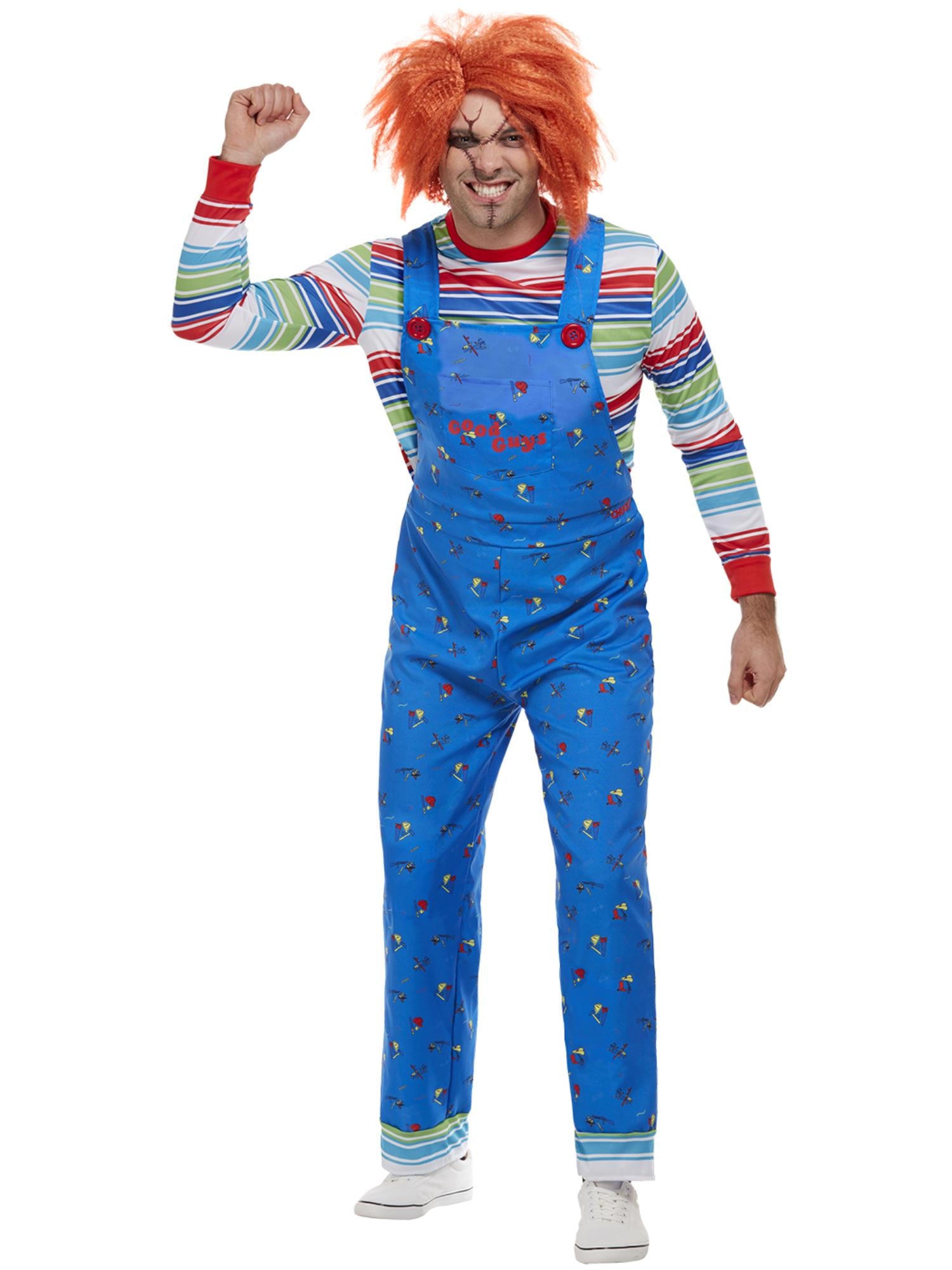 smiffys-fever-chucky-kost-m-herren-latzhose-horror-m-xl image 4