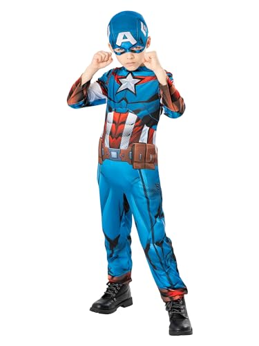 rubie-s-deluxe-captain-america-kinderkost-m-5-6-jahre-recycelt image 2