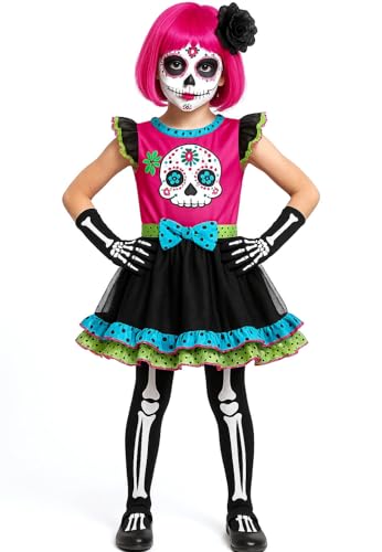 rubie-s-deluxe-la-bonita-d-a-muertos-m-dchenkost-m-m-bunt image 5