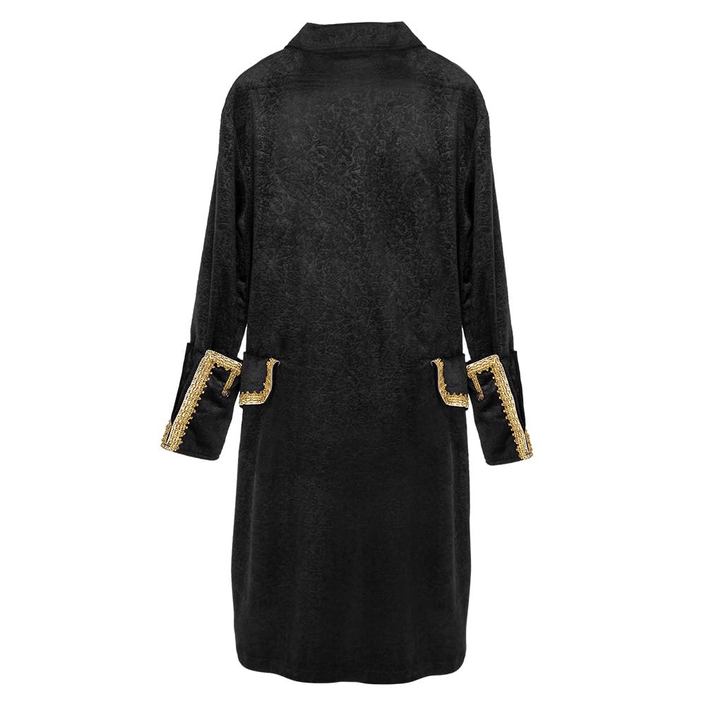 boland-piraten-jacke-herren-schwarz-gold-xxl-kost-m image 7