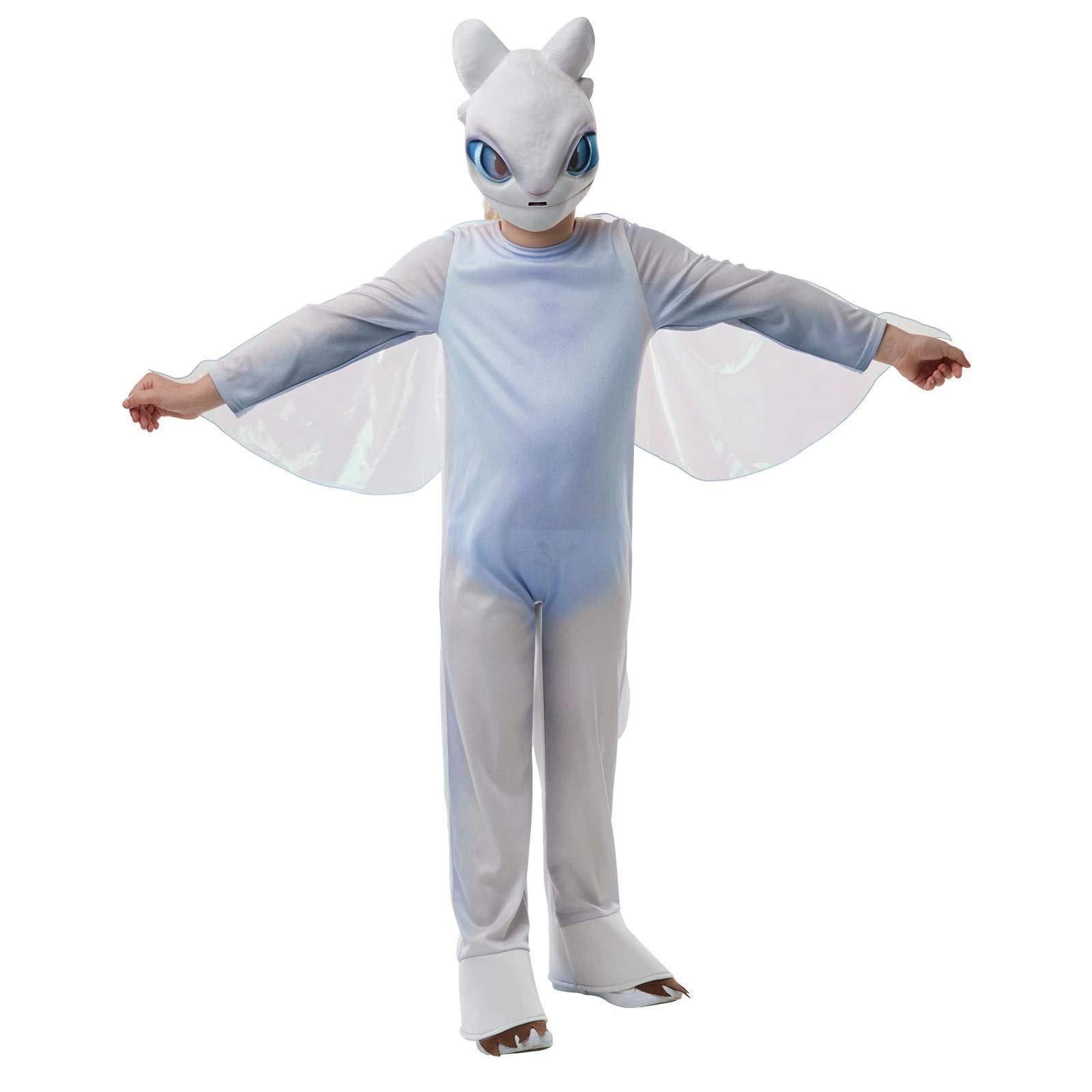 rubie-s-deluxe-light-fury-drachenkost-m-kinder-wei-drache image 3