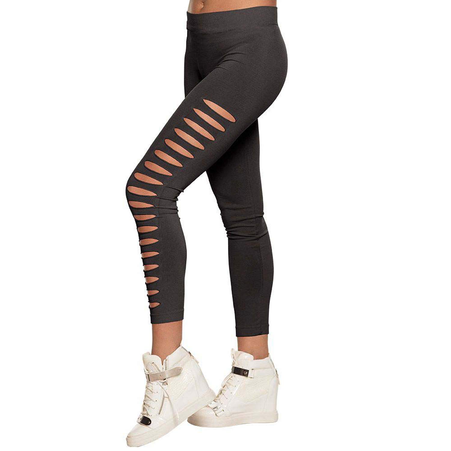 boland-gaps-leggings-schwarz-m-80er-kost-m-mit-cutouts image 3