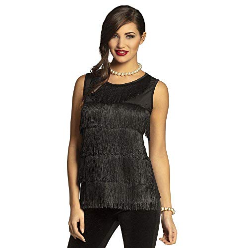 boland-costumes-charleston-top-damen-40-42-schwarz-fransen image 4
