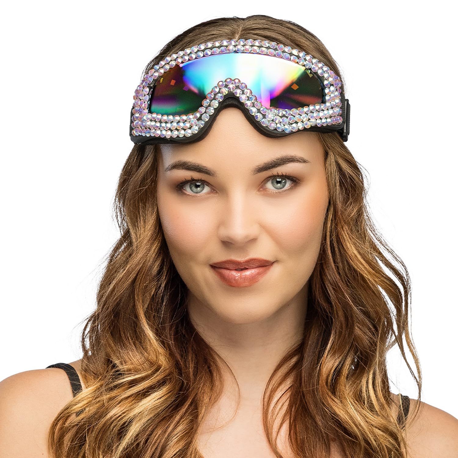 boland-la-folie-party-skibrille-schwarz-mit-strass image 1