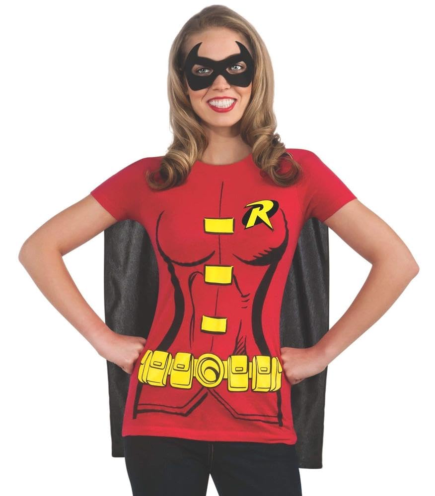 rubie-s-deluxe-robin-damen-kost-m-set-xl-mit-cape image 1