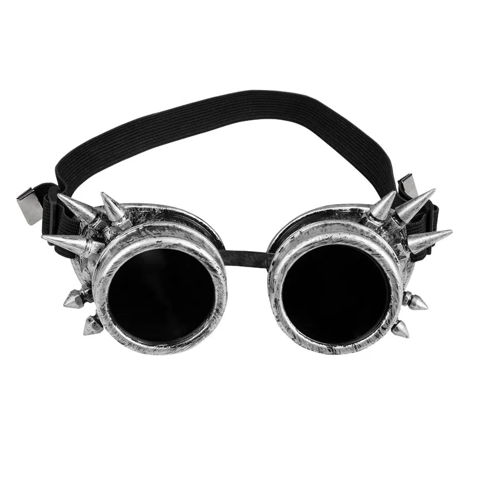 boland-accessories-cyberpunk-brille-silber-retro-steampunk image 1