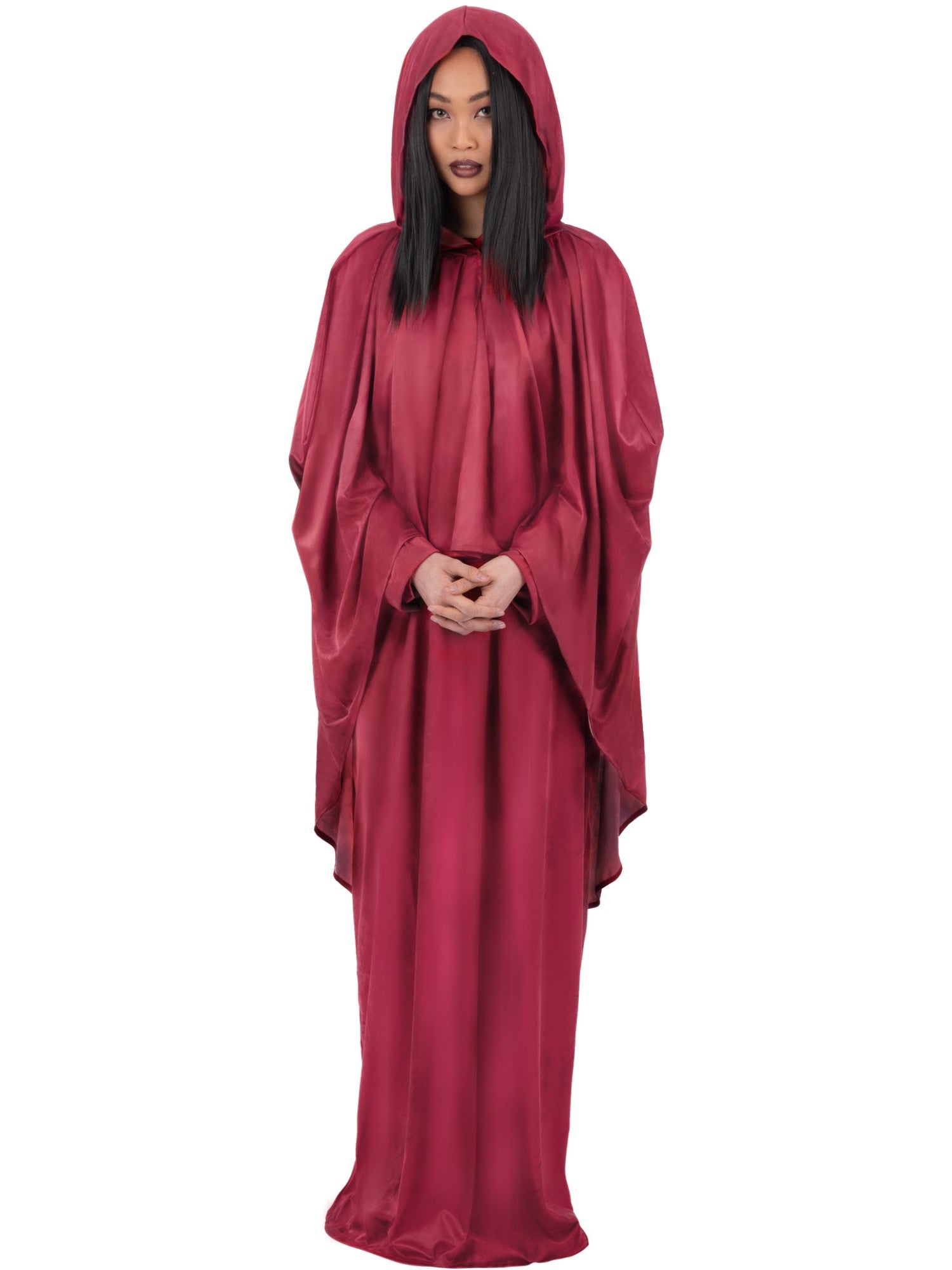 smiffys-fever-okkult-kost-m-kapuzenrobe-bordeaux-unisex image 1